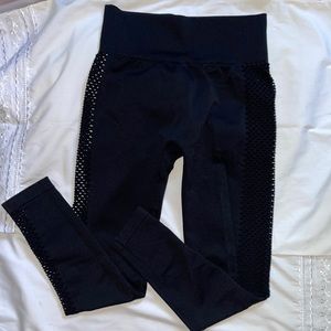 Black Scrunched leggings